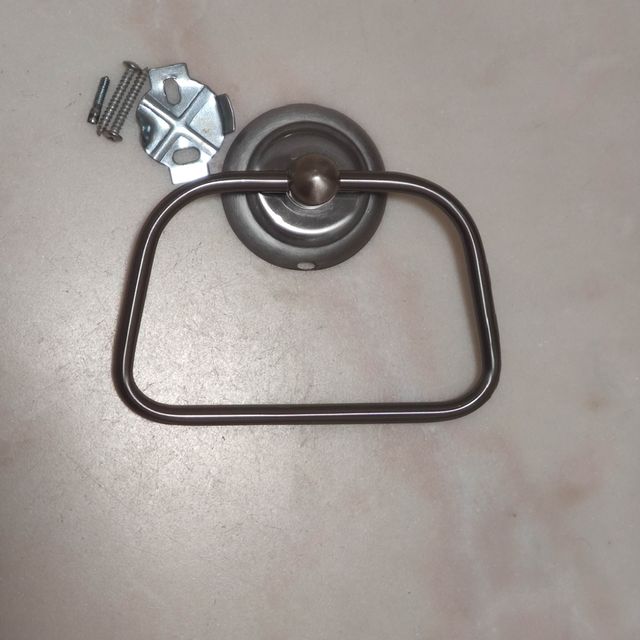 Toallero de lavabo Ikea plateado