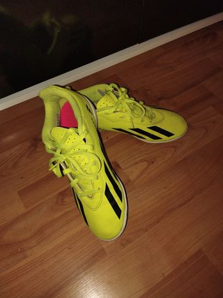 Zapatillas Fútbol Sala Adidas Amarillas Negras