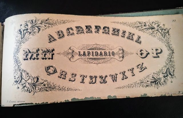 Fascicolo primi '900 scritte e numeri