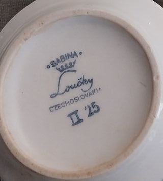 Set 4 tazze Thè Sabina Cecoslovacchia Anni 70