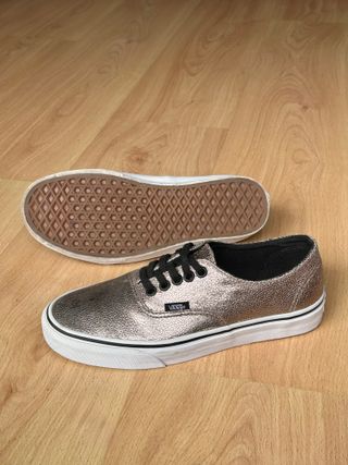 Zapatillas Vans 38,5 Authentic Metallic Decon