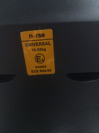 Silla de auto Nurse Isofix