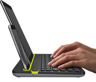 Teclado Logitech K480 Bluetooth con soporte tablet