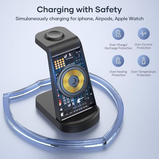 ¡-50%! | Estación Carga Inalámbrica 3 en 1 – CKCN