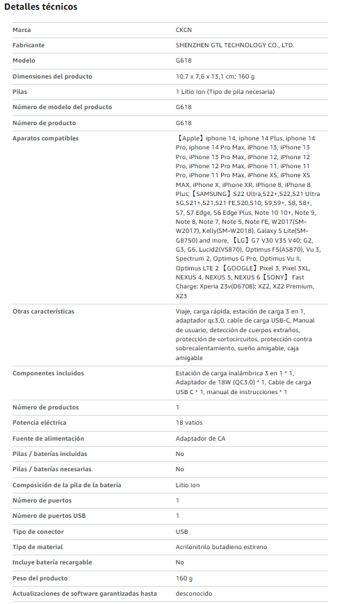 ¡-50%! | Estación Carga Inalámbrica 3 en 1 – CKCN