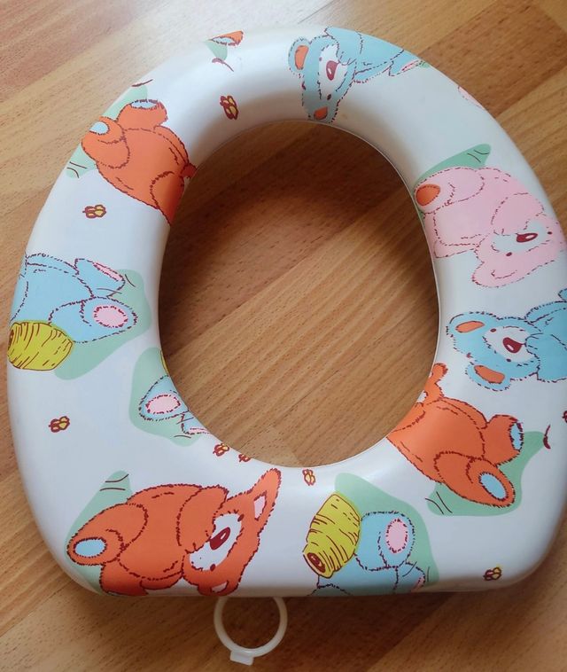 Reductor de asiento de baño infantil acolchado