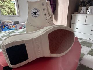 Converse Beige/Blanco Mujer