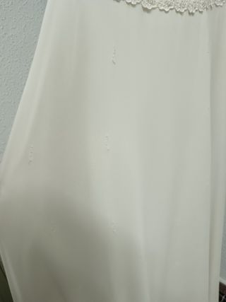 Vestido de Novia/Eventos blanco crema