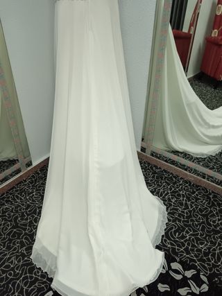 Vestido de Novia/Eventos blanco crema