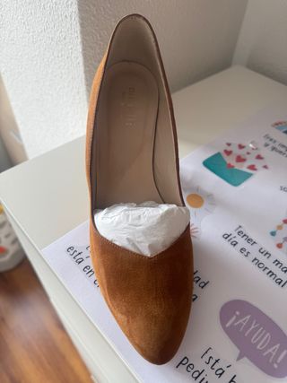 Zapato tacón Minelli marrón puesto solo una vez 