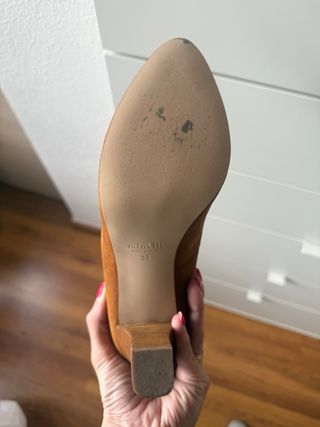 Zapato tacón Minelli marrón puesto solo una vez 