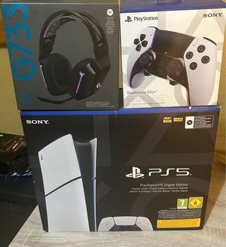 Pack PS5 Digital + Mando DualSense Edge + Auricula
