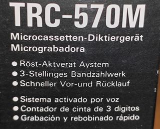 Grabadora Microcassette Sanyo TRC-570M