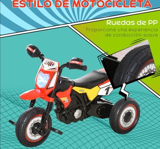 Correpasillos moto rojo con luz y sonido