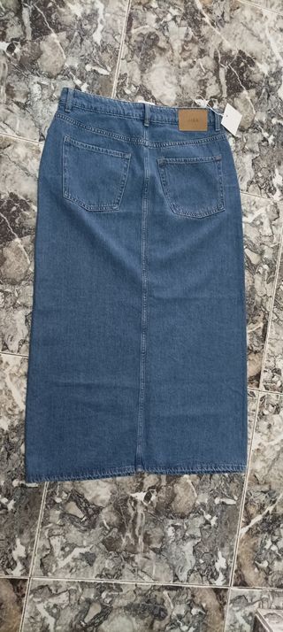 Falda Vaquera larga. Jack & Jones Talla M. NUEVA 