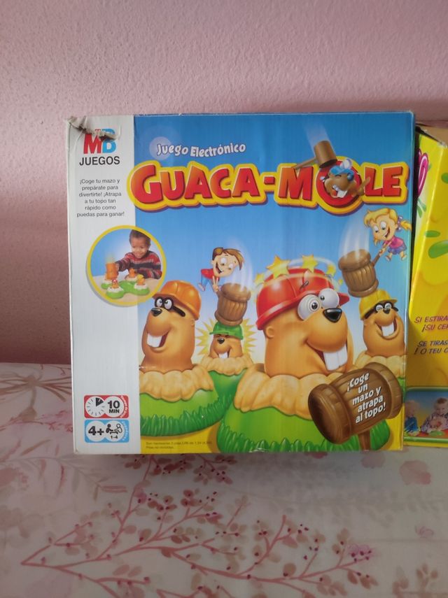 Lote 2 juegos mesa infantiles: Guaca-Mole y Coco L