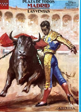 CARTEL DE TOROS DE MADRID 30/6/2002