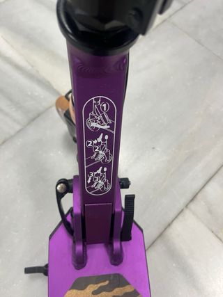 Patinete Oxelo morado