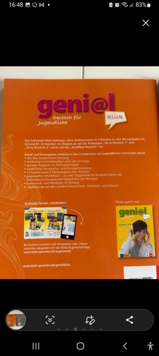 geni@l klick a1, libro del alumno  y ejercicios
