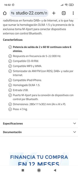 AMPLIFICADOR MARANTZ M -CR603