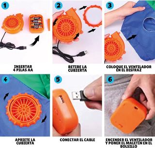 ✨ - AirSuit® Disfraz hinchable de Dinosaurio Diplo