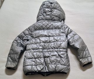 Chaqueta de plumas Pepe Jeans plateada