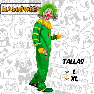 Disfraz Payaso Terror Espacial Talla Única