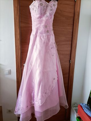 Vestido de Quinceañera Rosa