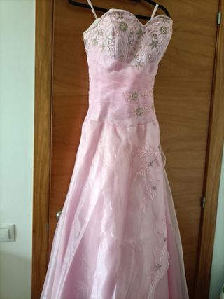 Vestido de Quinceañera Rosa