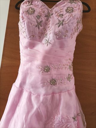 Vestido de Quinceañera Rosa