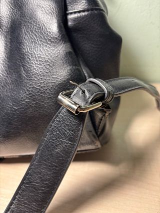 Mochila pequeña cuero Primadonna negra