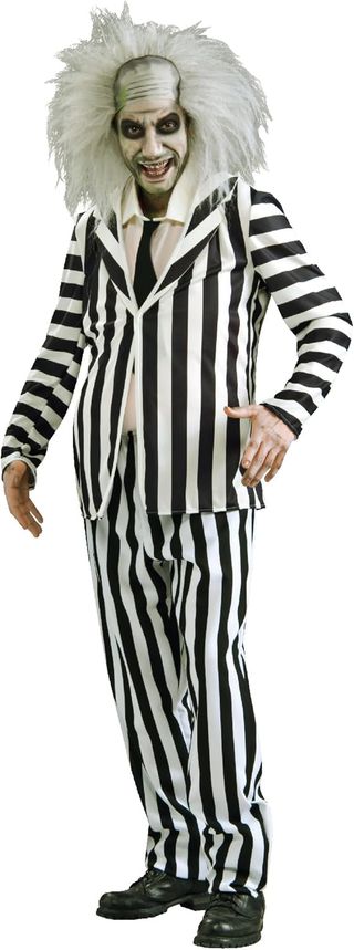 ✨ - Rubies Disfraz Beetlejuice para hombre, Traje