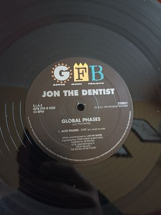 6 copie vinile Jon The Dentist - Global Phases