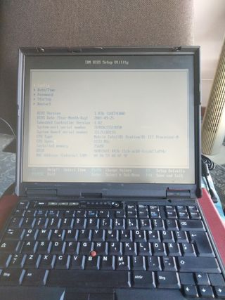 IBM Thinkpad Portátil Negro