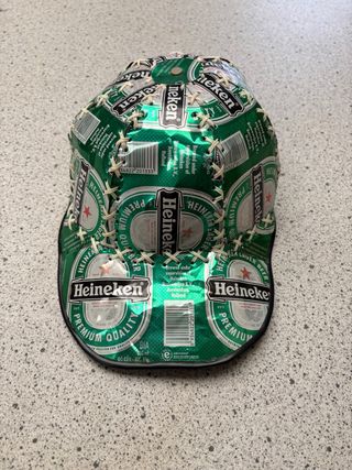 Cappellino Heineken fatto a mano