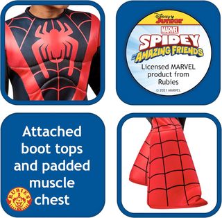 ✨ - Rubies Disfraz Miles Morales Saf Preschool par