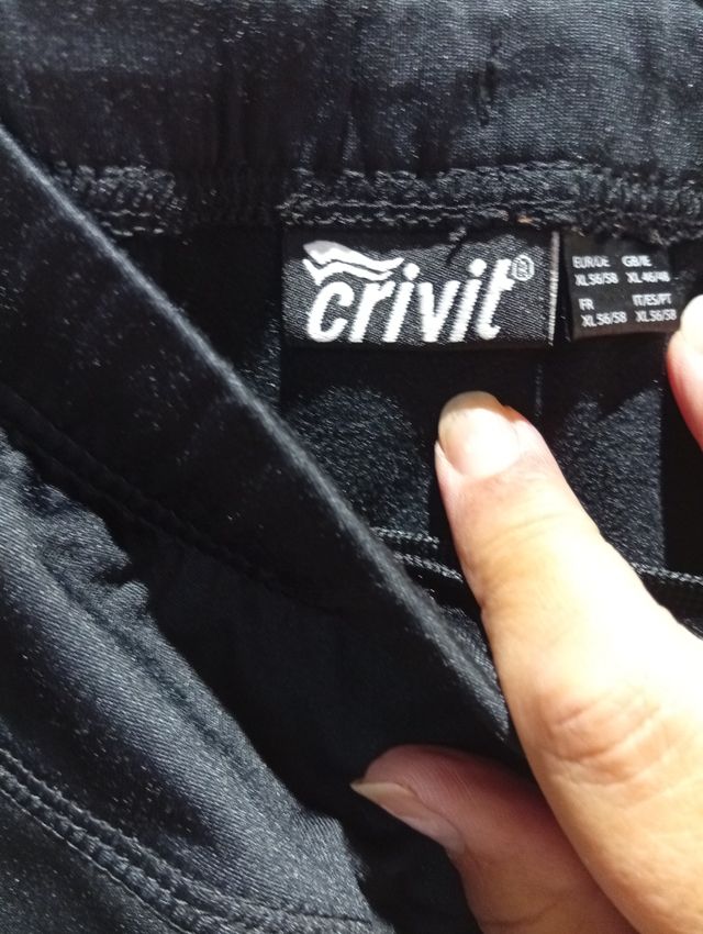 Pantalón ciclista largo negro