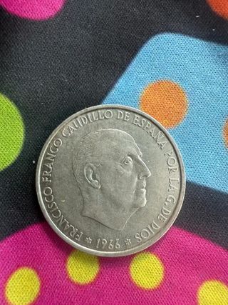 Moneda de plata Francisco Franco 1936