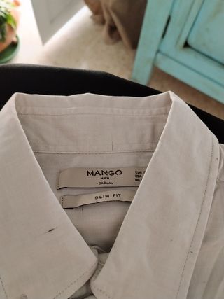 Sandalias Ángel Alarcón doradas/naranja+camisa de 