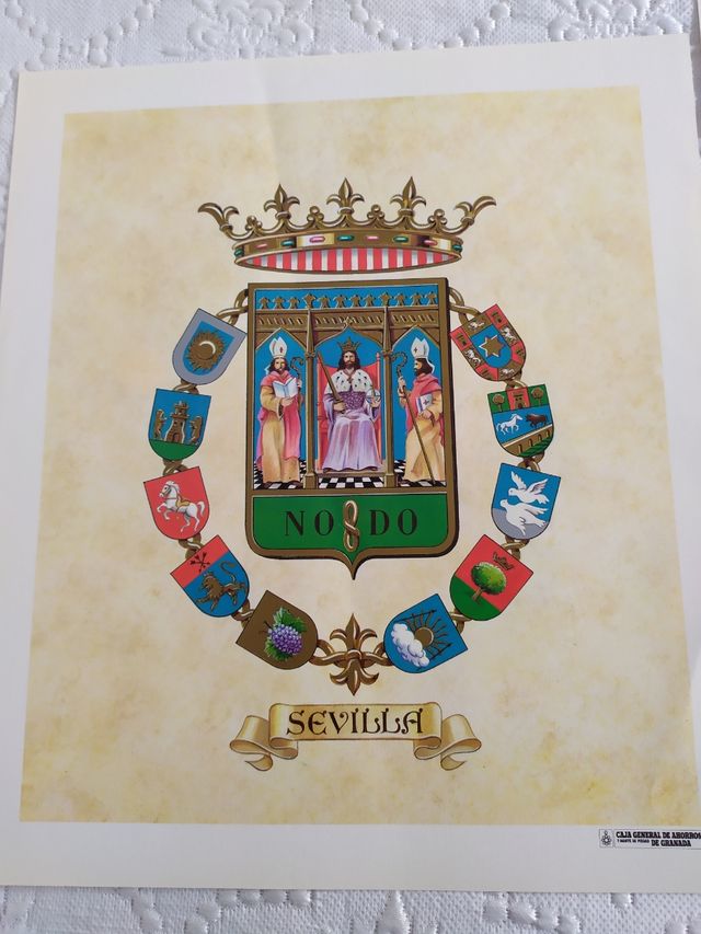 8 Láminas Escudos Provincias Andalucía