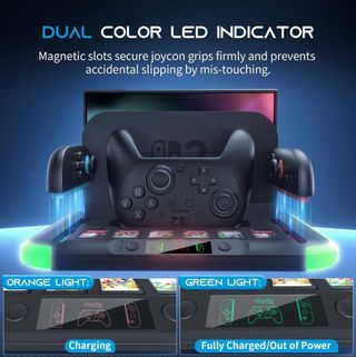 Base Ricarica LED Nintendo Switch 2 Pro Nuova