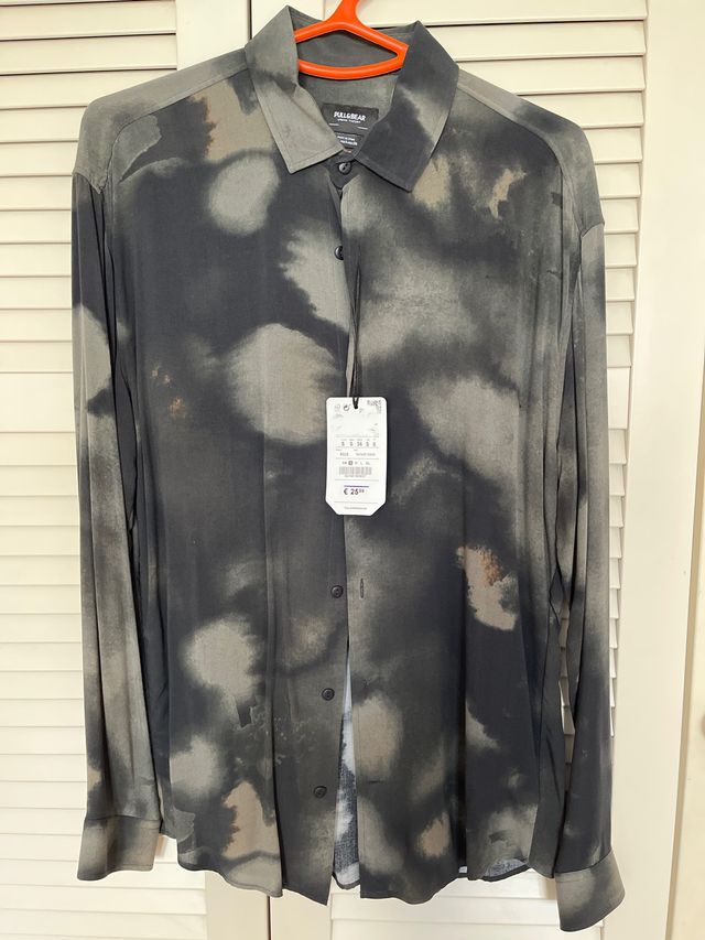 Camisa Pull&Bear Talla S Estampado