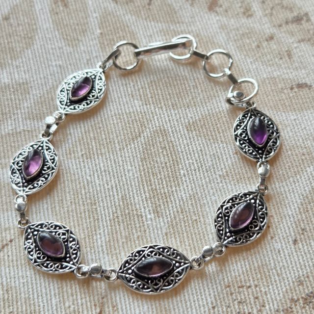 Pulsera Plata 925 Amatista