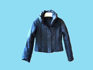 Guess Giubbotto imbottito donna blu vintage