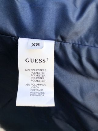 Guess Giubbotto imbottito donna blu vintage
