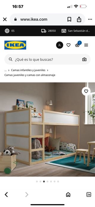 Cama Juvenil IKEA Madera