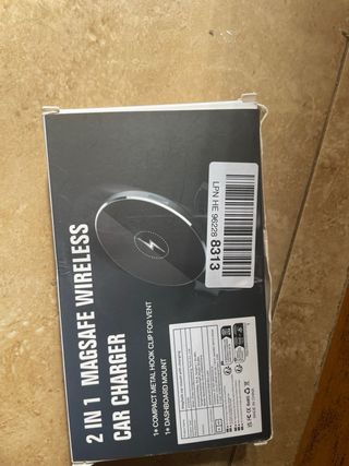 Cargador inhalambrico para coche