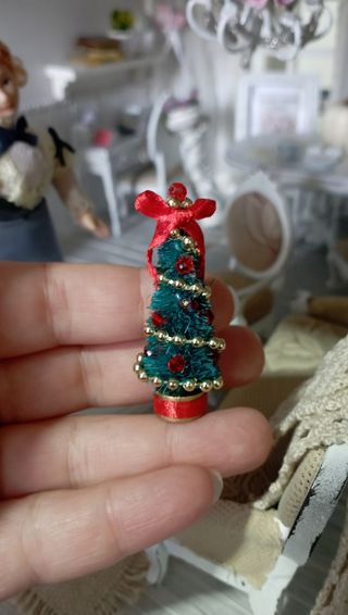 Mini Albero Natalizio Dollhouse 1:12
