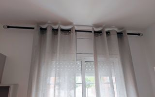 Barras cortinas Ikea y remates