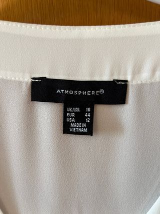 Blusa blanca Atmosphere